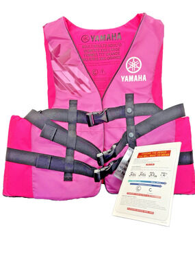 Yamaha Adult Women's Pink Nylon Life Jacket/PFD XXXL MAW-23V3B-PK-3X New